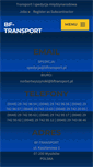 Mobile Screenshot of bftransport.pl