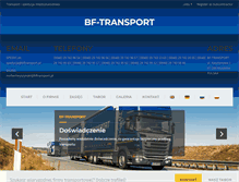 Tablet Screenshot of bftransport.pl